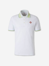 Casablanca Hombre Barcelona Polo Manga Corta color Blanco sku 552-001676 01 - Foto 1