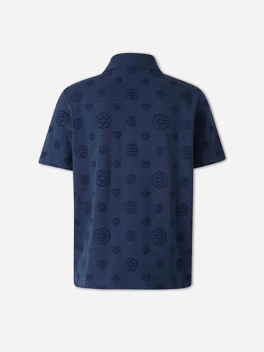 Casablanca Hombre Barcelona Polo Monograma color Azul Marino sku 552-001677 01 - Foto 2