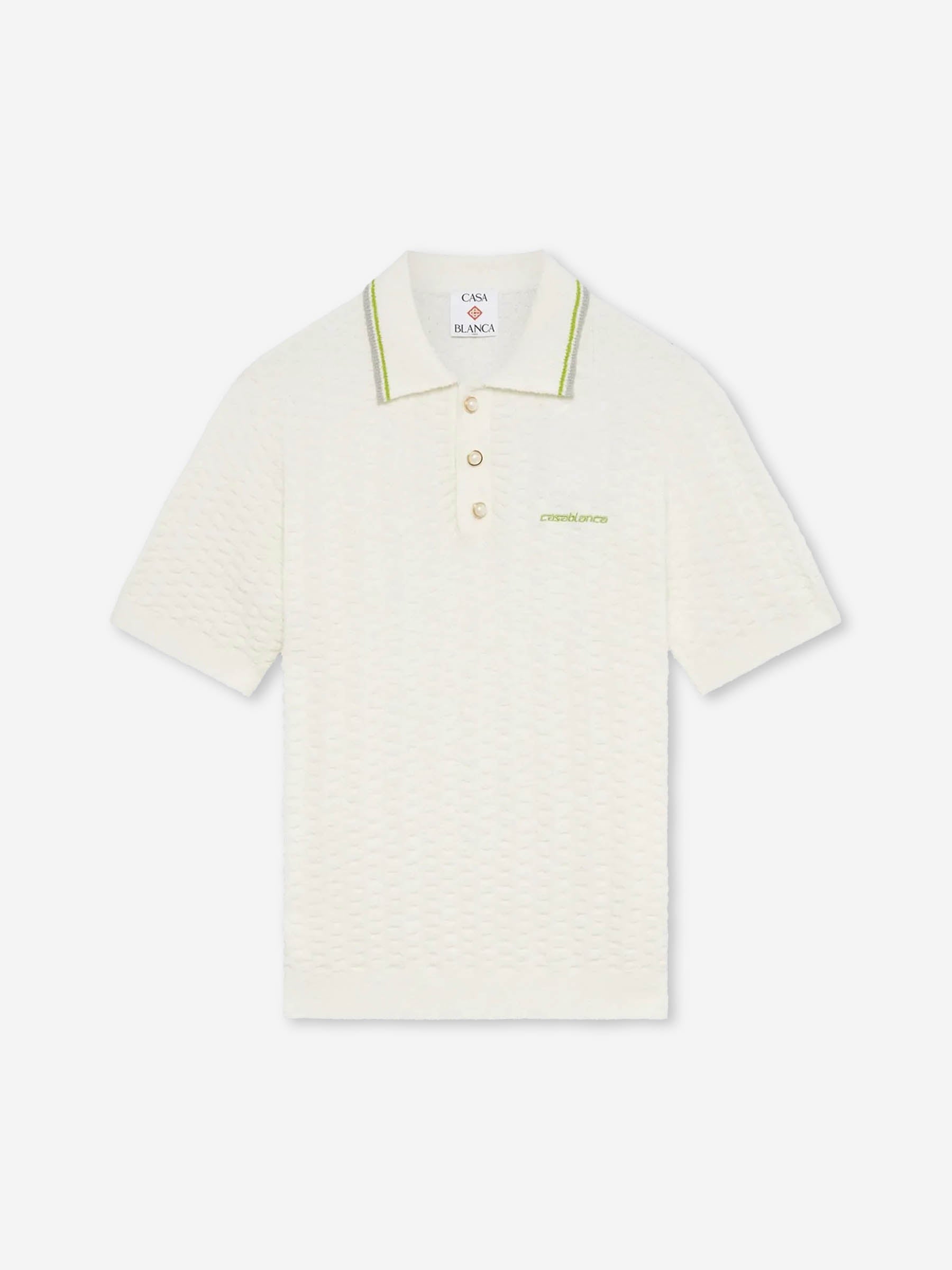 Casablanca Hombre Barcelona Polo Tennis Boucle color Blanco sku 552-001678 01 - Foto 1