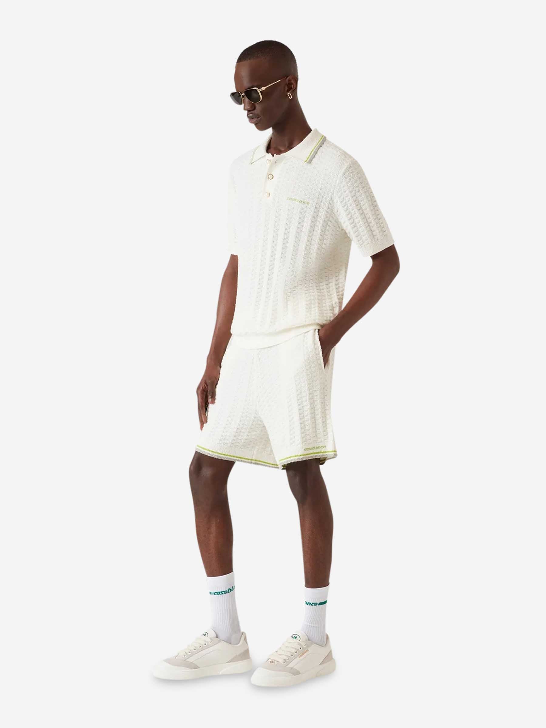 Casablanca Hombre Barcelona Polo Tennis Boucle color Blanco sku 552-001678 01 - Foto 2