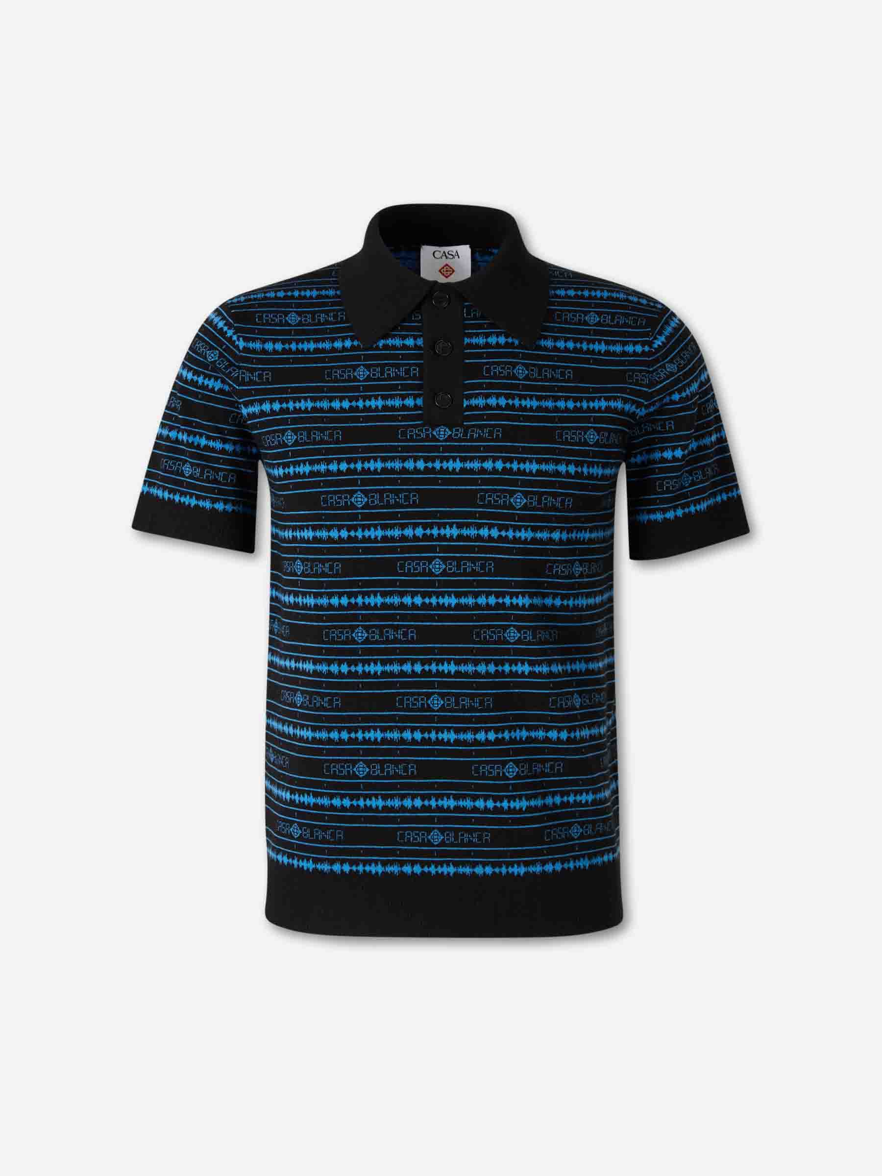 Casablanca Hombre Barcelona Polo Manga Corta color Negro sku 552-001681 01 - Foto 1