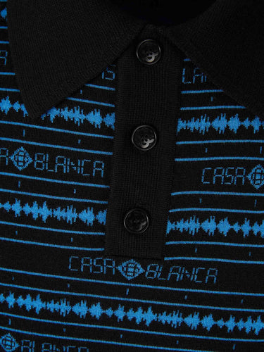 Casablanca Hombre Barcelona Polo Manga Corta color Negro sku 552-001681 01 - Foto 3