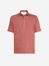 Brunello Cucinelli Hombre Barcelona Polo Punto color Terracota sku 552-001682 01 - Foto 1