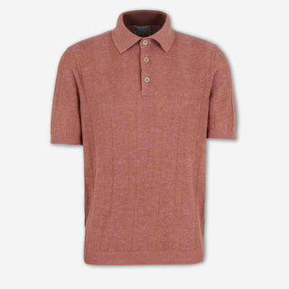 Brunello Cucinelli Hombre Barcelona Polo Punto Lino color Terracota sku 552-001684 01 - Foto 1