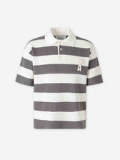 Ami Paris Hombre Barcelona Polo Punto Listado color Crema sku 552-001685 01 - Foto 1