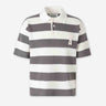 Ami Paris Hombre Barcelona Polo Punto Listado color Crema sku 552-001685 01 - Foto 1