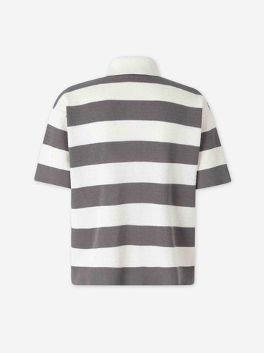 Ami Paris Hombre Barcelona Polo Punto Listado color Crema sku 552-001685 01 - Foto 2