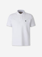 Ami Paris Hombre Barcelona Polo Manga Corta color Blanco sku 552-001686 01 - Foto 1