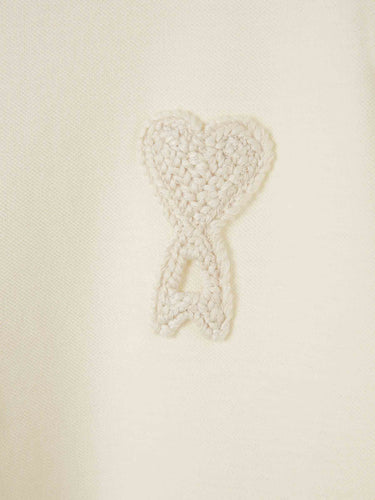 Ami Paris Hombre Barcelona Polo Manga Corta color Crema sku 552-001687 01 - Foto 4