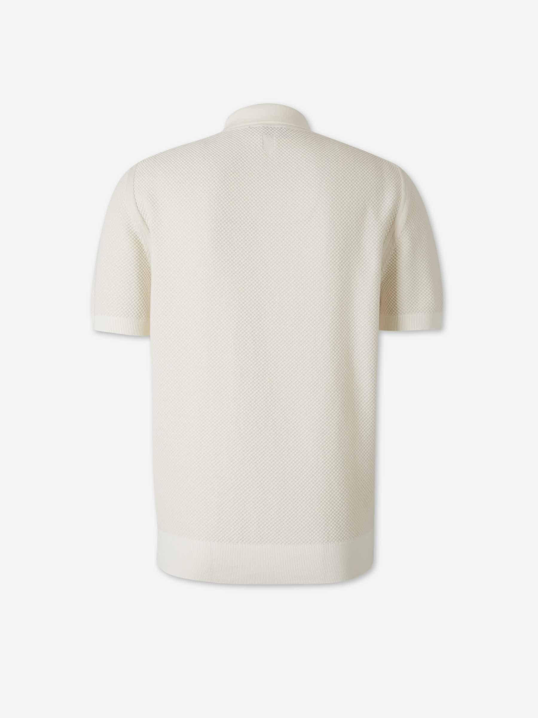 Canali Hombre Barcelona Polo Manga Corta color Marfil sku 552-001688 01 - Foto 2