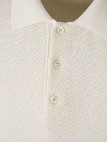 Canali Hombre Barcelona Polo Manga Corta color Marfil sku 552-001688 01 - Foto 3