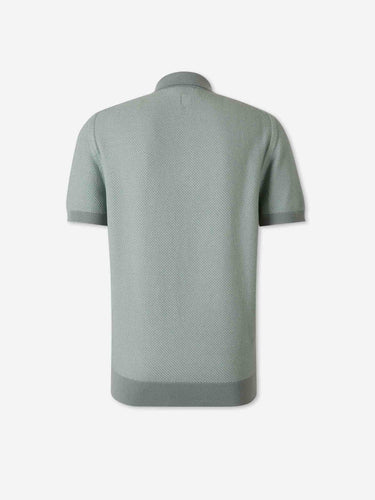 Canali Hombre Barcelona Polo Manga Corta color Verde Manzana sku 552-001688 02 - Foto 2