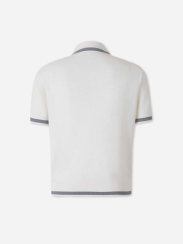 Jacquemus Le Plage Hombre Barcelona Polo Punto Voilier color Marfil sku 552-001690 01 - Foto 2