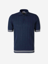 Santa Eulalia Hombre Barcelona Polo Punto Lino color Azul Marino sku 552-001695 01 - Foto 1