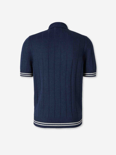 Santa Eulalia Hombre Barcelona Polo Punto Lino color Azul Marino sku 552-001695 01 - Foto 2