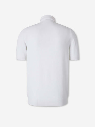 Santa Eulalia Hombre Barcelona Polo Punto Algodón color Blanco sku 552-001696 01 - Foto 2