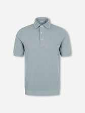 Santa Eulalia Hombre Barcelona Polo Punto Algodón color Verde Turquesa sku 552-001696 03 - Foto 1