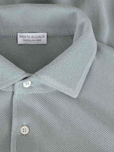 Santa Eulalia Hombre Barcelona Polo Punto Algodón color Verde Turquesa sku 552-001696 03 - Foto 3