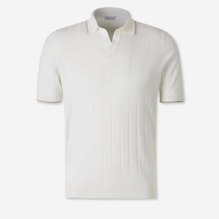 Santa Eulalia Hombre Barcelona Polo Punto Seda color Marfil sku 552-001697 01 - Foto 1