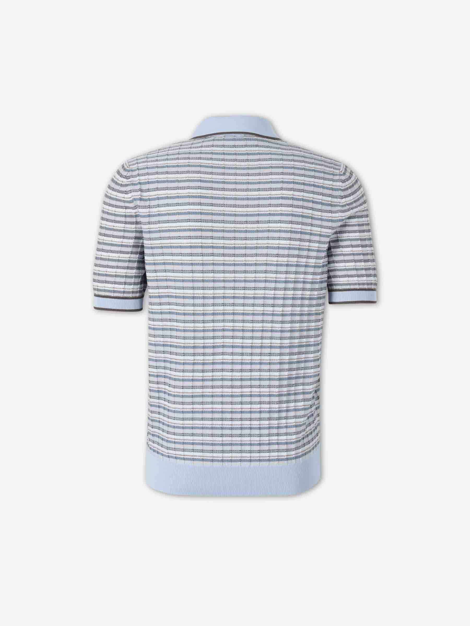 Gran Sasso Hombre Barcelona Polo punto listado color Multicolor sku 552-001698 02 - Foto 2