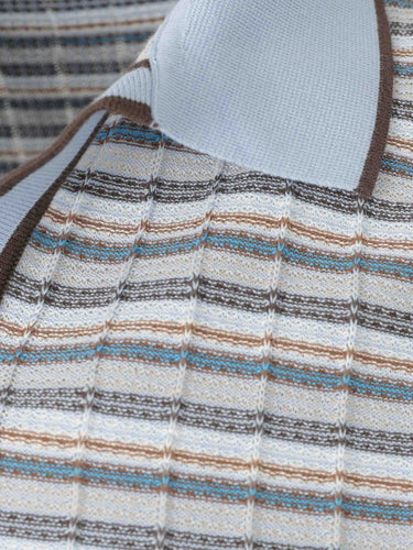 Gran Sasso Hombre Barcelona Polo punto listado color Multicolor sku 552-001698 02 - Foto 4