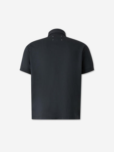 Maison Margiela Hombre Barcelona Polo Liso Algodón color Negro sku 552-001700 01 - Foto 2