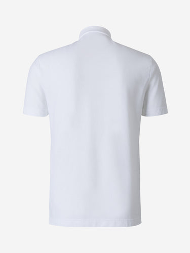 Zanone Hombre Barcelona Polo Liso Algodón color Blanco sku 552-001702 01 - Foto 2