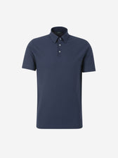 Zanone Hombre Barcelona Polo Liso Algodón color Azul Noche sku 552-001702 02 - Foto 1