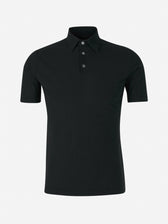 Zanone Hombre Barcelona Polo Liso Algodón color Negro sku 552-001702 03 - Foto 1