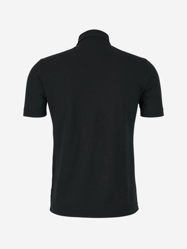Zanone Hombre Barcelona Polo Liso Algodón color Negro sku 552-001702 03 - Foto 2