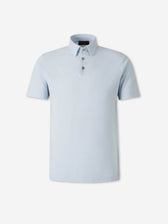Zanone Hombre Barcelona Polo Liso Algodón color Azul Celeste sku 552-001702 05 - Foto 1