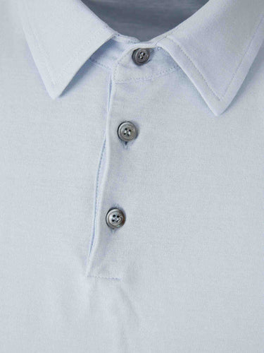 Zanone Hombre Barcelona Polo Liso Algodón color Azul Celeste sku 552-001702 05 - Foto 3