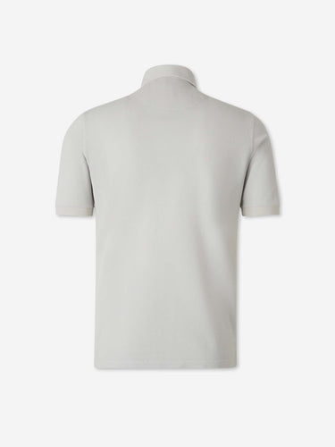 Santa Eulalia Hombre Barcelona Polo Piqué Algodón color Gris Claro sku 552-001703 02 - Foto 2