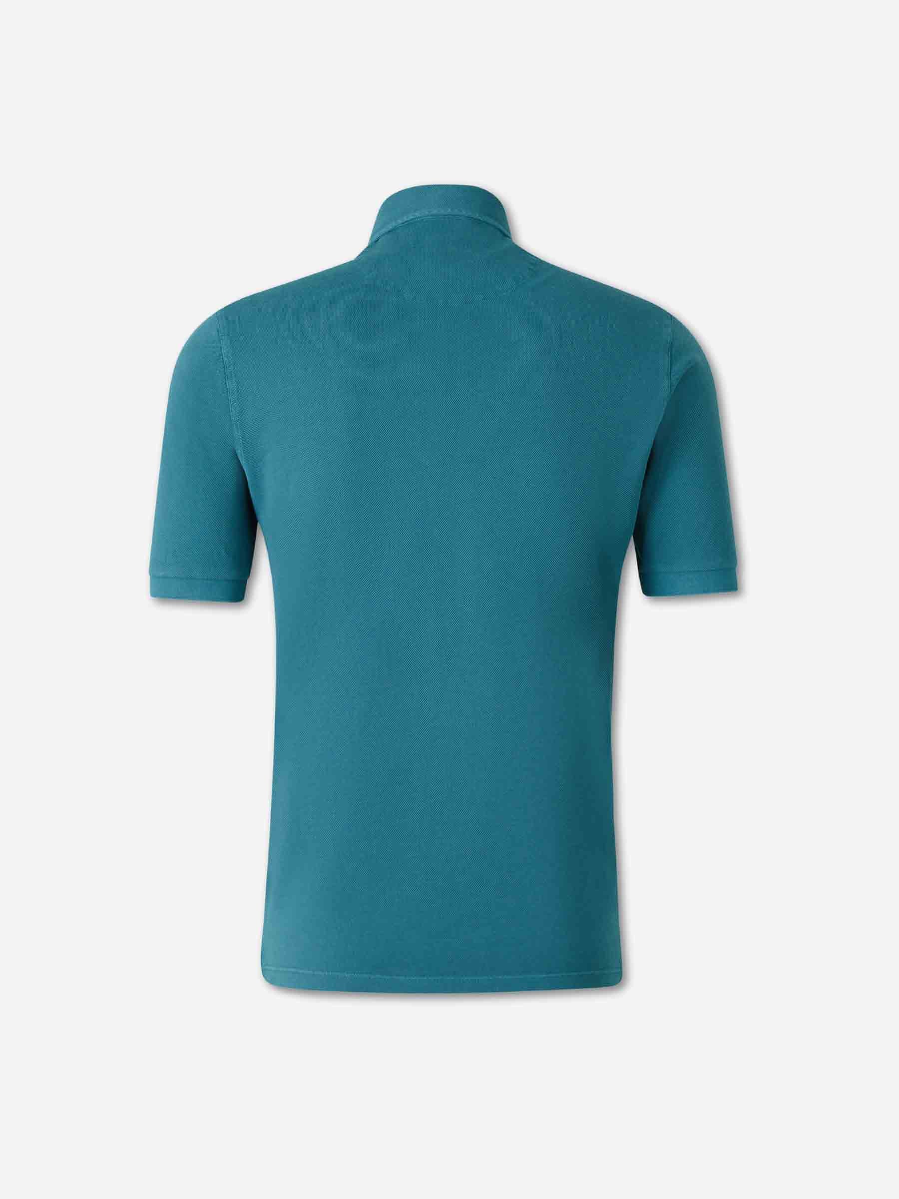 Santa Eulalia Hombre Barcelona Polo punto algodón color Verde Turquesa sku 552-001703 05 - Foto 2