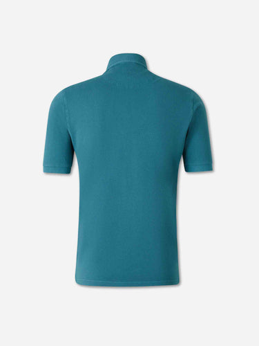 Santa Eulalia Hombre Barcelona Polo punto algodón color Verde Turquesa sku 552-001703 05 - Foto 2