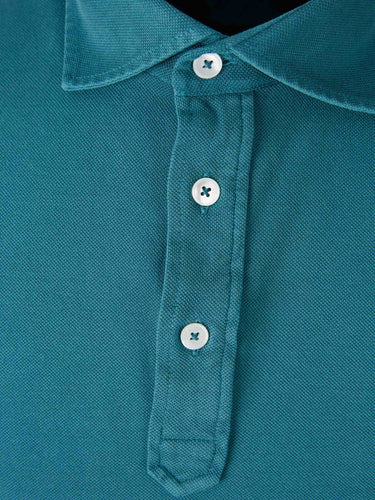 Santa Eulalia Hombre Barcelona Polo punto algodón color Verde Turquesa sku 552-001703 05 - Foto 3