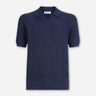 Brunello Cucinelli Hombre Barcelona Polo Punto Algodón color Azul Noche sku 552-001704 01 - Foto 1