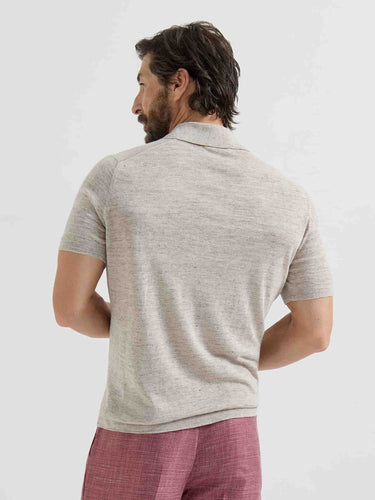 Brunello Cucinelli Hombre Barcelona Polo Manga Corta color Beige sku 552-001705 01 - Foto 4