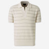 Brioni Hombre Barcelona Polo Punto Listado color Marfil sku 552-001706 01 - Foto 1