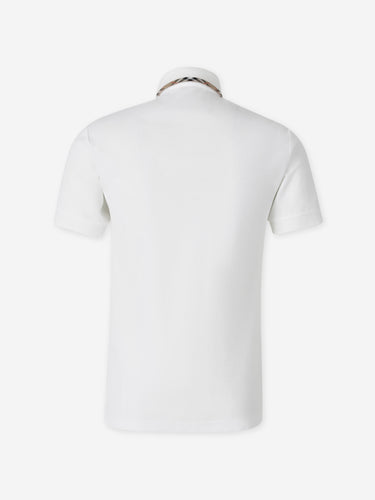 Burberry Hombre Barcelona Polo Manga Corta color Blanco sku 552-001708 01 - Foto 2