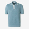 Santa Eulalia Hombre Barcelona Polo Punto Lino color Azul sku 552-001714 01 - Foto 1