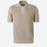 Santa Eulalia Hombre Barcelona Polo Punto Lino color Taupe sku 552-001714 02 - Foto 1