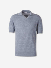 Santa Eulalia Hombre Barcelona Jersey Fino Manga Corta color Azul sku 552-001715 02 - Foto 1