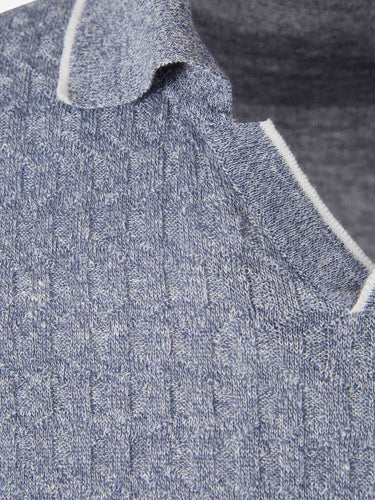 Santa Eulalia Hombre Barcelona Jersey Fino Manga Corta color Azul sku 552-001715 02 - Foto 3