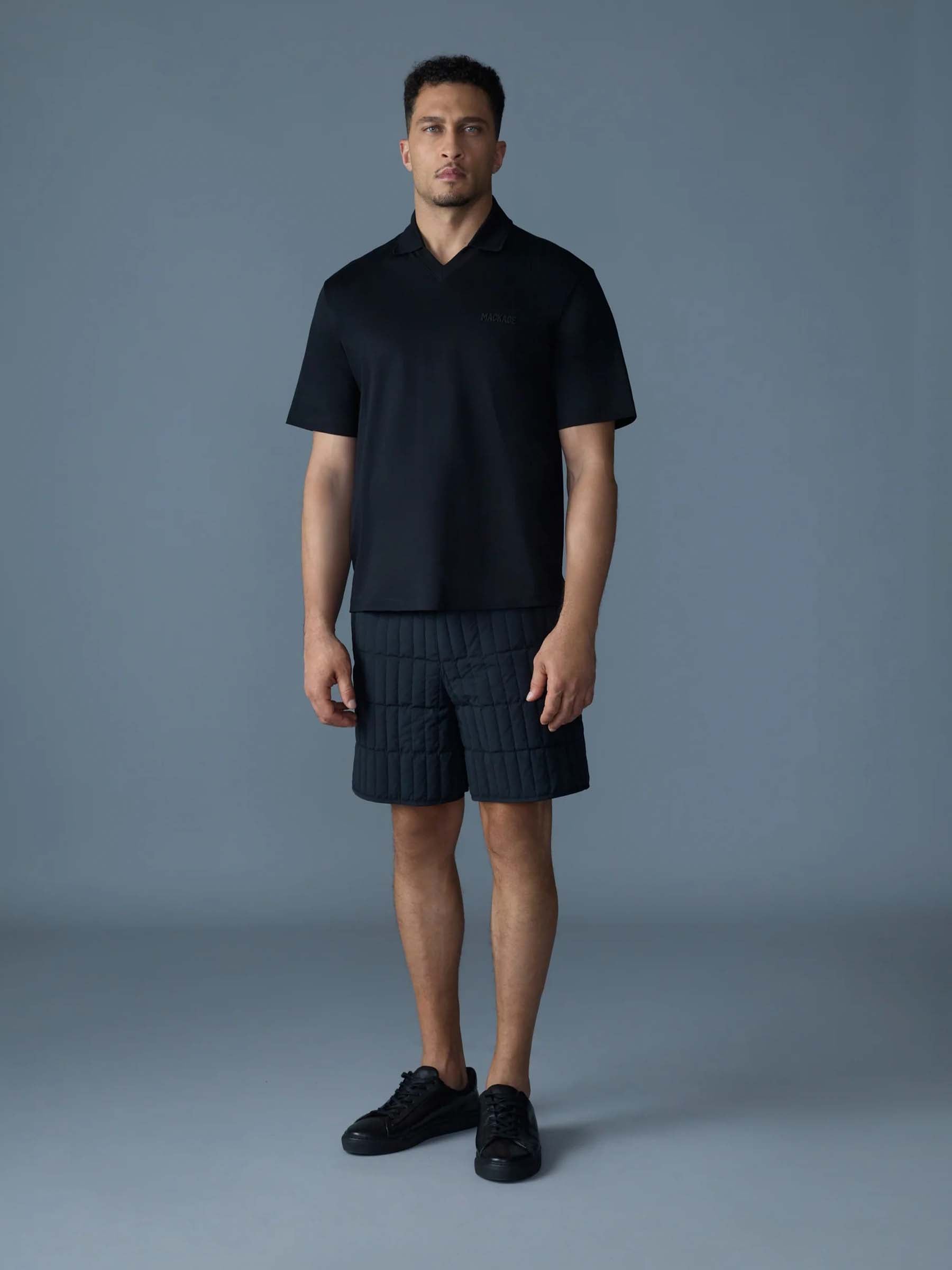 Mackage Hombre Barcelona Polo Manga Corta color Negro sku 552-001717 01 - Foto 2