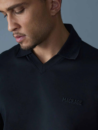 Mackage Hombre Barcelona Polo Manga Corta color Negro sku 552-001717 01 - Foto 4