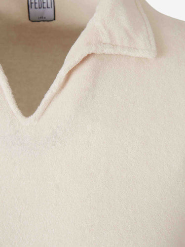 Fedeli Hombre Barcelona Polo algodón Peter Terry color Crema sku 552-001718 01 - Foto 3