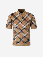 Burberry Hombre Barcelona Polo Punto Check color Camel sku 552-001720 01 - Foto 1