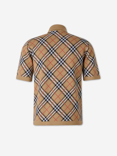 Burberry Hombre Barcelona Polo Punto Check color Camel sku 552-001720 01 - Foto 2