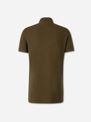 Tom Ford Hombre Barcelona Polo Liso color Verde Militar sku 552-001722 02 - Foto 2